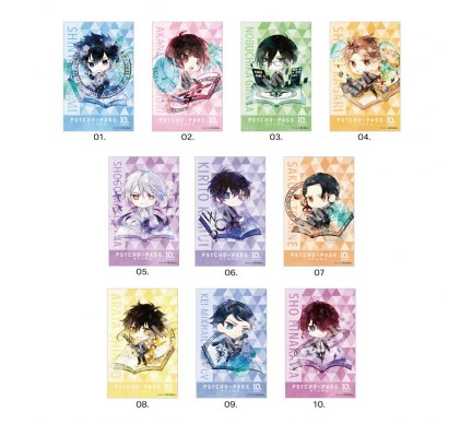 PSYCHO-PASS サテン地ステッカー 全10種 BOXセット｜GOODS｜アニメ